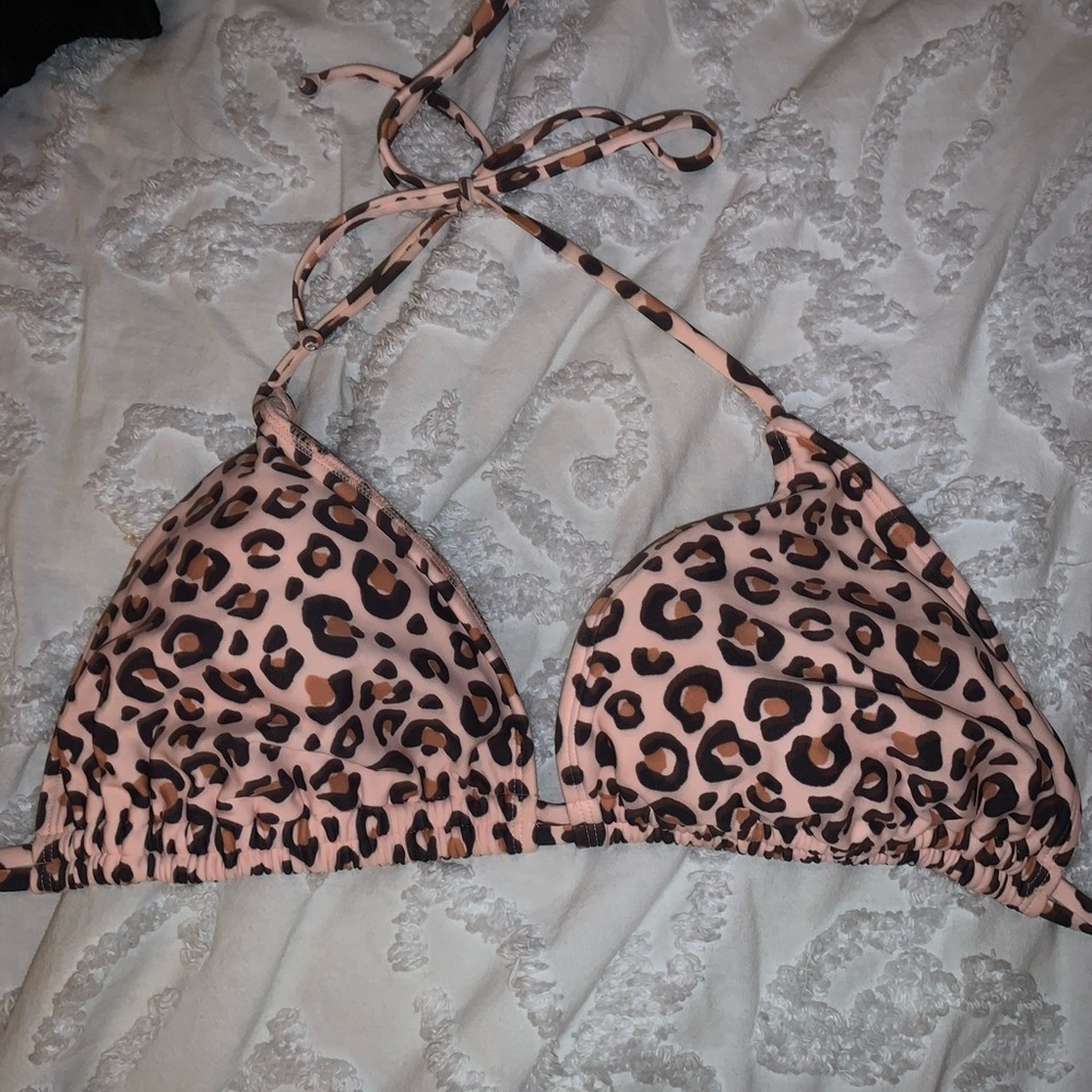 cheetah swimsuit top